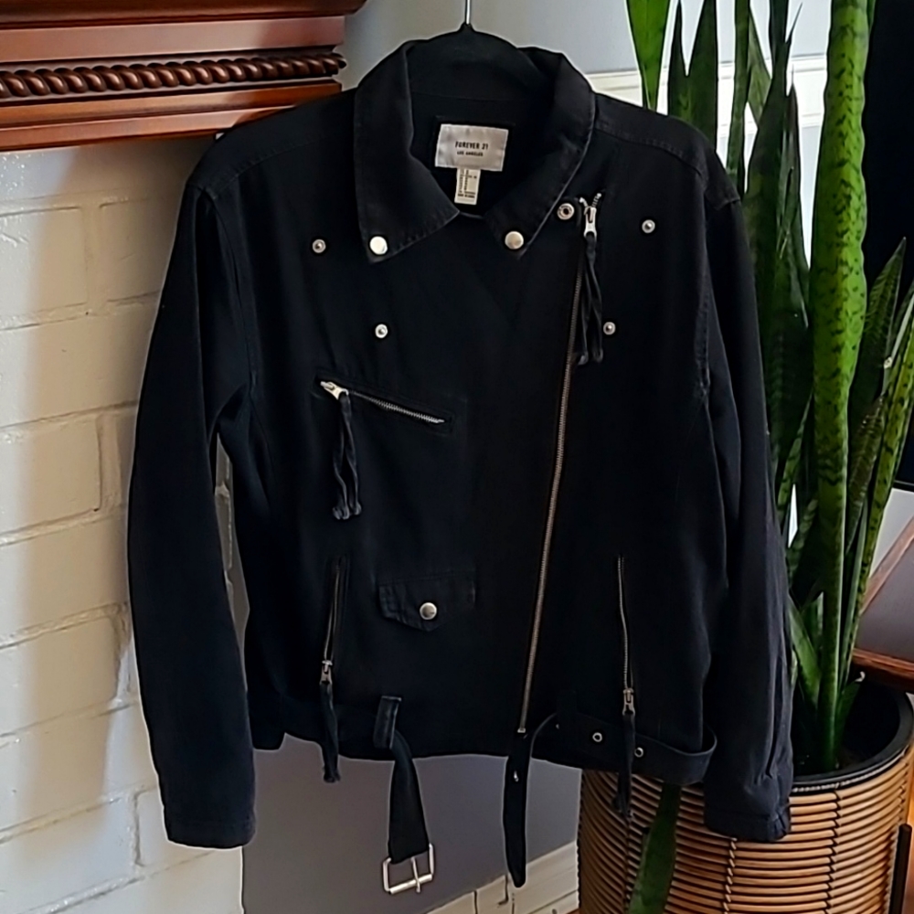 Denim Moto Jacket